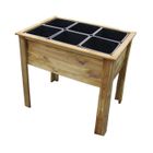 CÉMONJARDIN Potager sur pieds avec 6 bacs de séparation