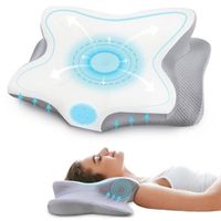 Oreiller Genou Ergonomique SAHEYER - Mousse Mémoire Pour Dormeurs Latéraux