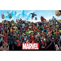 Un maxi poster 61 x 91,5 cm de Marvel Comics avec Marvel Universe. 