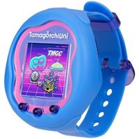 BANDAI - Tamagotchi Uni - Tamagotchi connecté avec bracelet montre - Animal de compagnie virtuel - Modèle Bleu - 43353