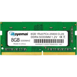 MÉMOIRE RAM Kit 8go DDR4 25600 3200 PC4-25600S 8Go DDR4 So m 1