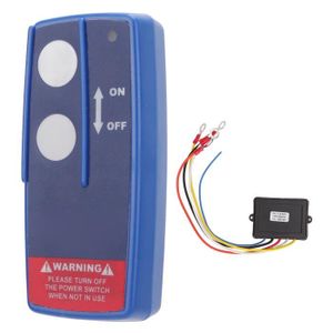 TREUIL AUTO Ashata Kit de télécommande de treuil sans fil Contrôleur de treuil électrique de commutateur de télécommande de treuil sans