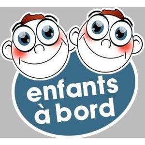 Autocollant Bébé à Bord Voiture - Pack De 3 Stickers Sécurité Enfant Réfléchissants Pour Pare-brise Et Pare-chocs