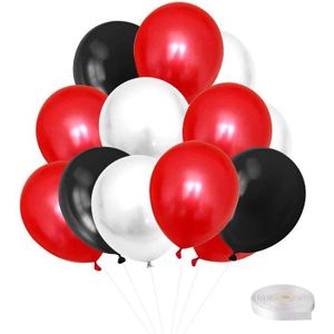Decoration Anniversaire Rouge Et Noir Cdiscount