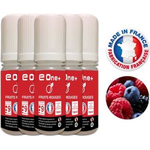 LIQUIDE 5 E-Liquides 10ml FRUITS ROUGES 9 mg/ml fabricatio