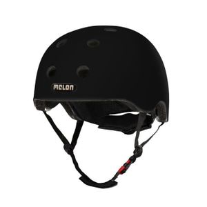 CASQUE DE VÉLO Casque à coquille complète - Melon Helmets - Core - City bike helmet - Noir - 46-52 cm