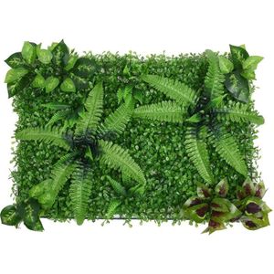 FLEUR ARTIFICIELLE 60x40cm haie artificielle plante verte panneau de 