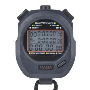 11€04 sur Minuterie Chronomètre électronique Athlétisme professionnel Sport  pour Courir/Nager Noir - Équipements électriques - Achat & prix