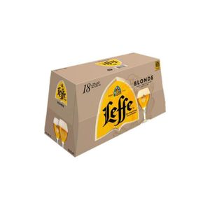 BIERE Leffe Bière blonde 6.6% 18 x 25 cl 6.6%vol.