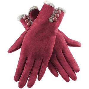 Noir UBERMing Gants à Ecran Tactiles Tricotés Femmes Gants Hiver Chaud à écran Tactile avec Une Doublure en Polaire Fine pour Sport Running Extérieur
