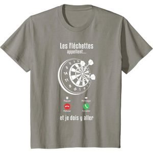 JEU DE FLÉCHETTE T-shirt Cadeau de joueur de fléchettes Les fléchettes appellent[f7172]