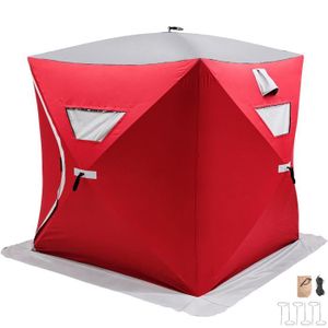 TENTE DE CAMPING Tente de Pêche sur Glace Imperméable - VEVOR - 203 x 228 x 170 cm - Tente de pêche d'hiver