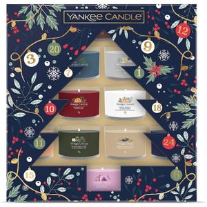 BOUGIE DÉCORATIVE Yankee Candle Coffret Cadeau de Noël 12 Bougies Vo