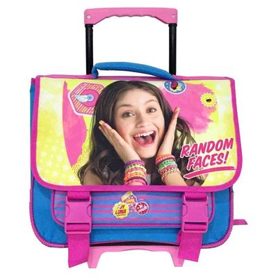 Cartable a roulettes SOY LUNA Violet Cdiscount