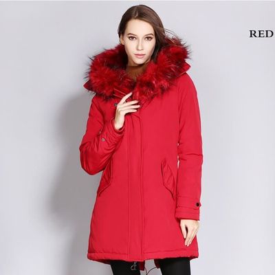 Parka D'hiver Femme Mi-longue Bouffante - Capuche Fourrure, Coupe Ample, Poches, Décontractée Pour Automne/hiver
