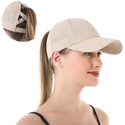 Casquette Baseball YAMEE Unisexe Avec Trou Pour Queue De Cheval - Anti-UV - Réglable - Pour Sport Et Loisirs