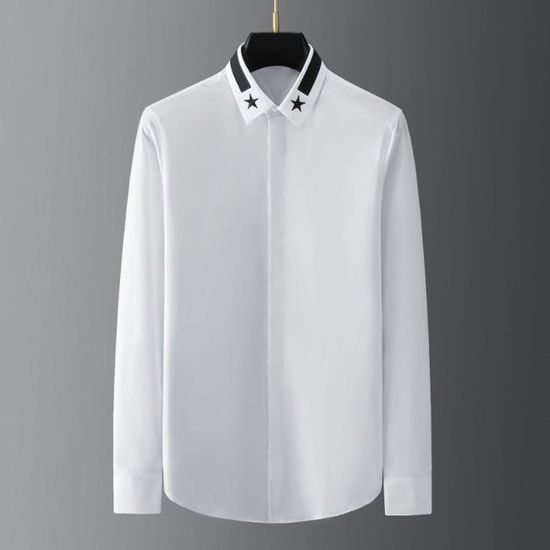 Chemise Habillée Homme English Laundry Blanche Brodée - Taille L - 100% Coton - Neuf Sans étiquettes