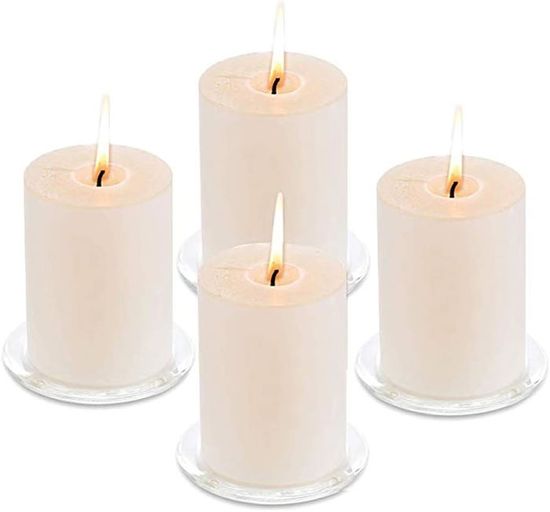 Lot De 6 Bougeoirs En Verre Doré Avec Couronne De Noël - Pour Bougies Chauffe-plat, Décoration Table Fêtes, 5,8x7 Cm