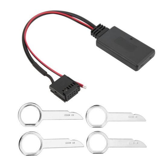 Akozon Connecteur Audio Automatique Module Bluetooth Aux In Sans Fil 12 ...