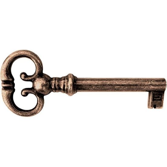 Clé de serrure 70mm remplacement meuble ancien décoration rustique armoire vintage 330