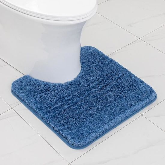 Tapis De Bain Granny Says 60x90cm - Absorbant Antidérapant Bleu Marine