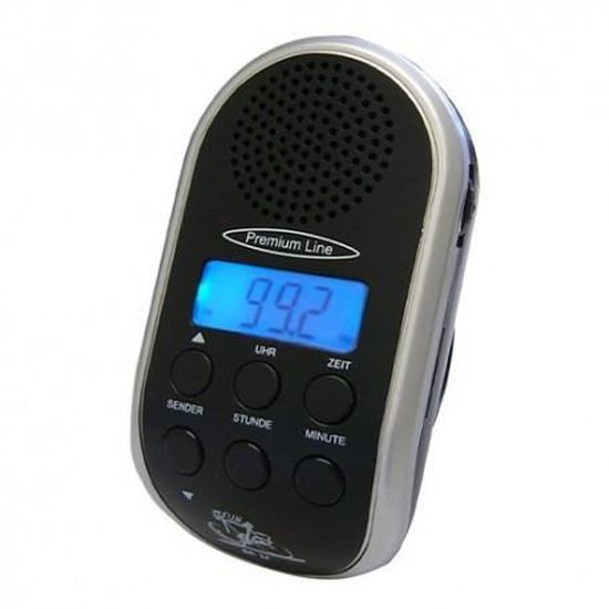 Radio Vélo Point BR 24 Avec Tuner PLL, Entrée MP3 Et Antenne Intégrée - Noir