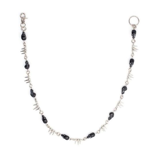 Chaîne De Portefeuille Métal Or Style Motard - Lien Volumineux Pour Jeans, Look Biker/camionneur