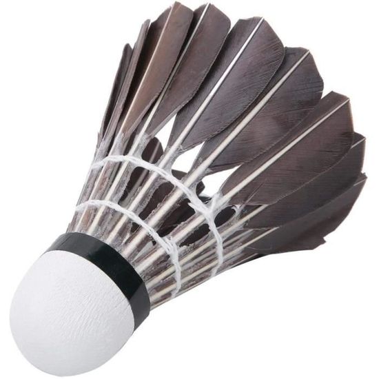 12 Pièces Volants Badminton Plumes D'Oie Broadsword Haute Vitesse Durable