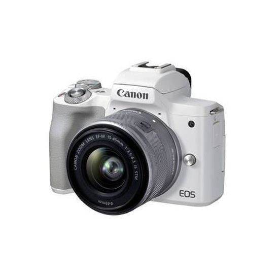 Canon EOS M50 Mark II + M15-45 S EU26 MILC 24,1 MP CMOS 6000 x 4000 pixels Blanc - 4729C005