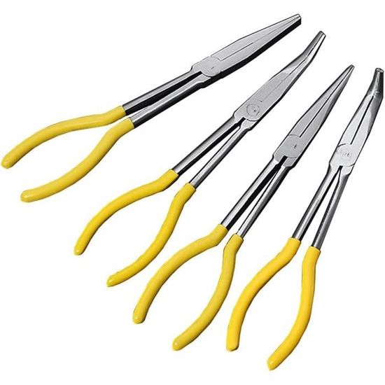 Lot De 3 Pinces Hémostatiques Chirurgicales Courbées - Acier Inox - Pour Dentiste Ou Soins