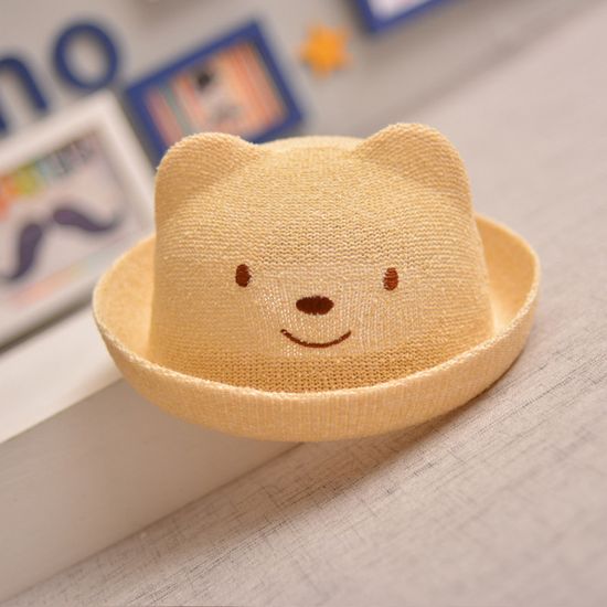 Chapeau De Paille Enfant Panama Pliable - Chapeau Soleil Large Bord Anti-UV 3-8 Ans