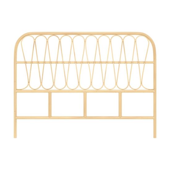 Rendez Vous Déco - Tête De Lit 140 Cm En Rotin Naturel - Style Bohème Chic