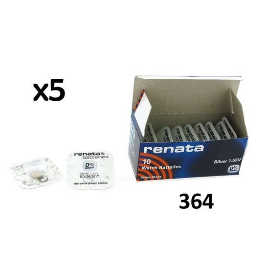 RENATA Knopfzelle 381, 50mAh, Silberoxid