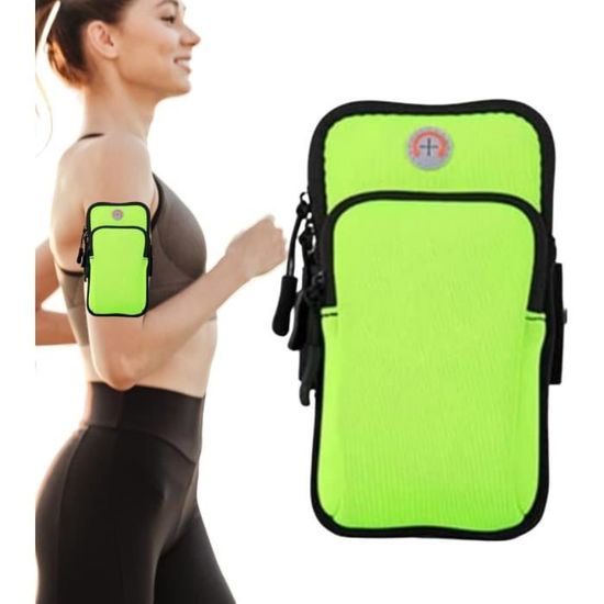Vert-Brassard de Sport pour Smartphone, sac à main, support de Fitness pour téléphone portable Vert-Brassard de Sport pour Smartphone, sac à main, support de Fitness pour téléphone portable