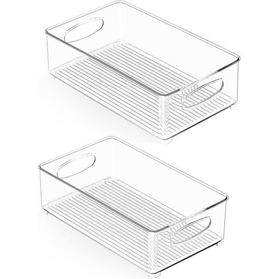 Ensemble de 13 Boite de Rangement Frigo Empilable Rangement Frigo