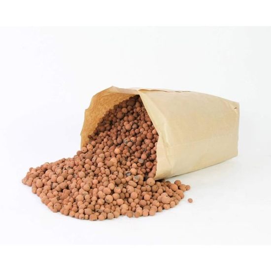 Billes D'Argile Expansée Brun 10 Litres - Drainage Et Décoration Plantes