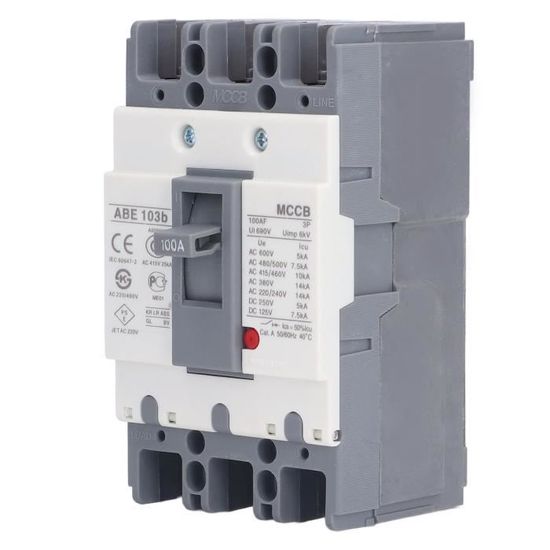Disjoncteur Photovoltaïque MCCB HSM3DC-250 2P 125A 1000V DC - Pour Système Solaire PV, Réseau