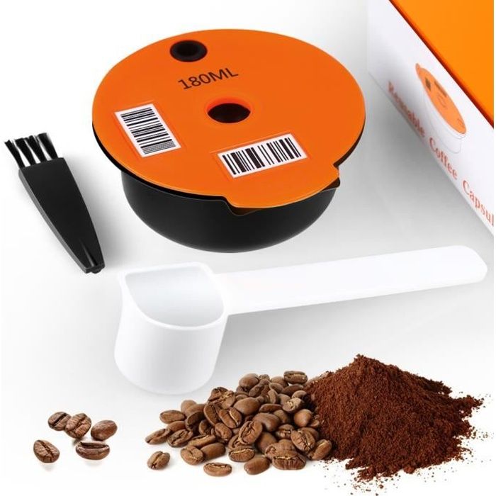 Café Filtres,Capsules de café rechargeables compatibles pour Bosch s Tassimoo Tas Maker Capsules de café réutilisables - Type 180ML