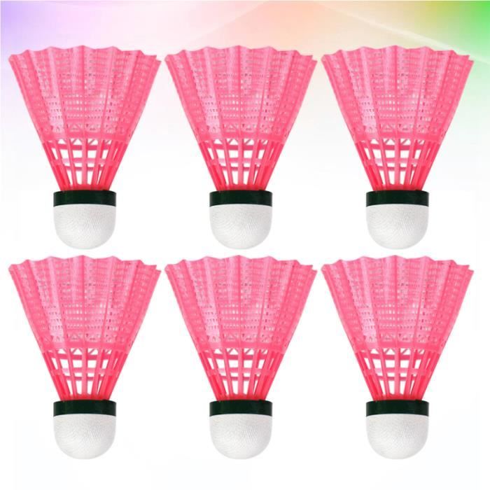 6pcs en nylon badminton volants pratiques fournitures de sport accessoires d'exercice pour les VOLANT DE BADMINTON