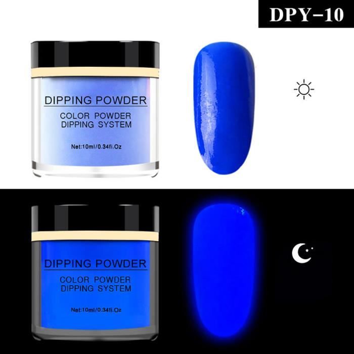 Vernis à ongle L'immersion lumineuse d'ongle de poudre d'immersion saupoudre les ongles brillants sans traitement de lampe naturel