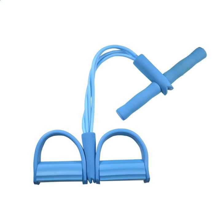 zoeyy®Bandes de Résistance Corde élastique Multifonctionnelle Sit-up Physique Gym Fitness-bleu