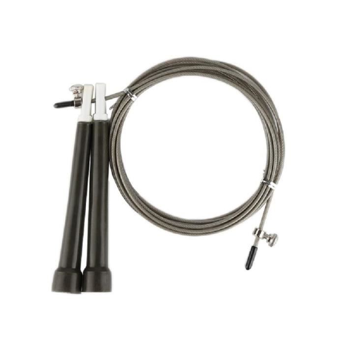 Accessoires Fitness - Musculation,1PC corde à sauter réglable Nylon corde à sauter vitesse corde à sauter Fitness - Type Grey