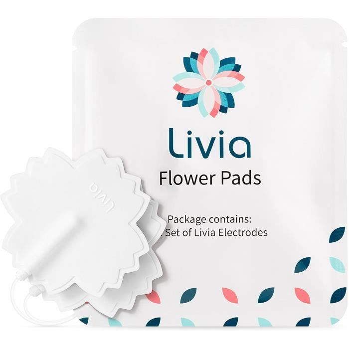 Appareils de diagnostic et suivi médical Livia, Le Bouton Stop Pour Vos Règles Douloureuses - Flower Pads Accessoire-Kit 938330