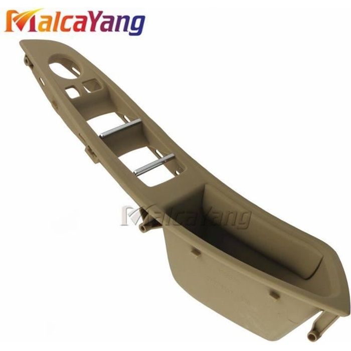 Poignees,Panneau de porte avant gauche pour BMW, cadre de rangement, bouton de conducteur, pour BMW série 5 F10 - Type Beige