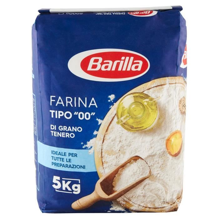 Barilla - Barilla Farine de Blé Tendre Type «00» 5Kg