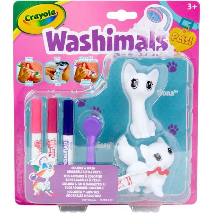 CRAYOLA Washimals - Blister Coffret dessin Chat