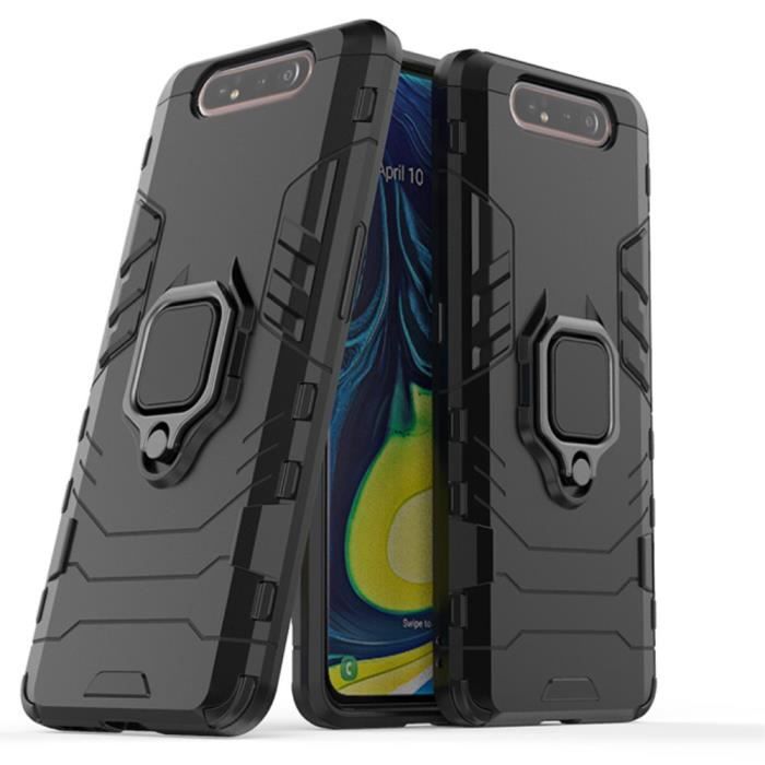 Samsung Galaxy A80 A90 Anti Choc Noir Coque Housse Etui Antichoc hfs-house®