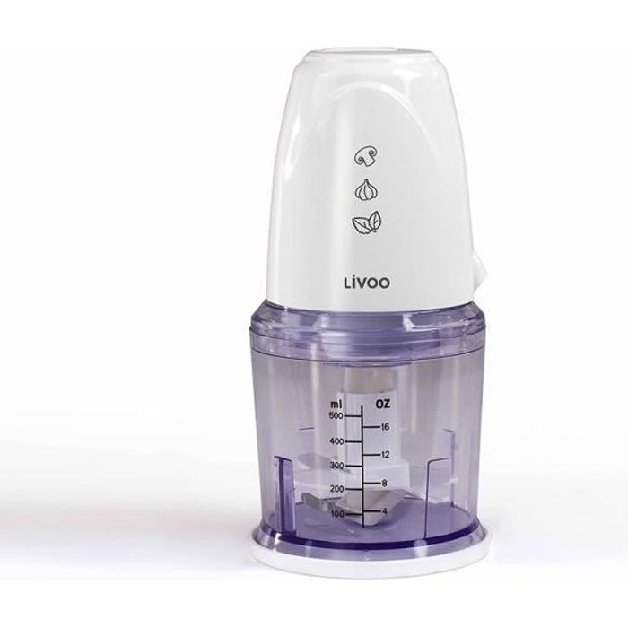 LIVOO DOP207W Hachoir électrique - Multifonction - Blanc