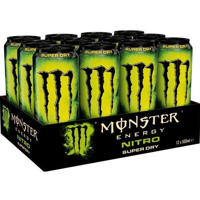 Monster Energy Nitro Super Dry Energy Drink 0,5l (Pack de 12)
