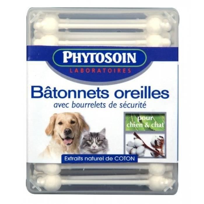 PHYTOSOIN - 092953 - CHIENS / CHATS - BOÎTE DE BÂTONNETS OREILLES
